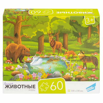 Пазл 60 Животные Dream Makers RI6002 1